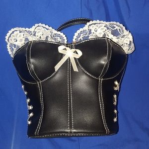 Corset style handbag